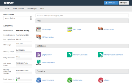 cPanel