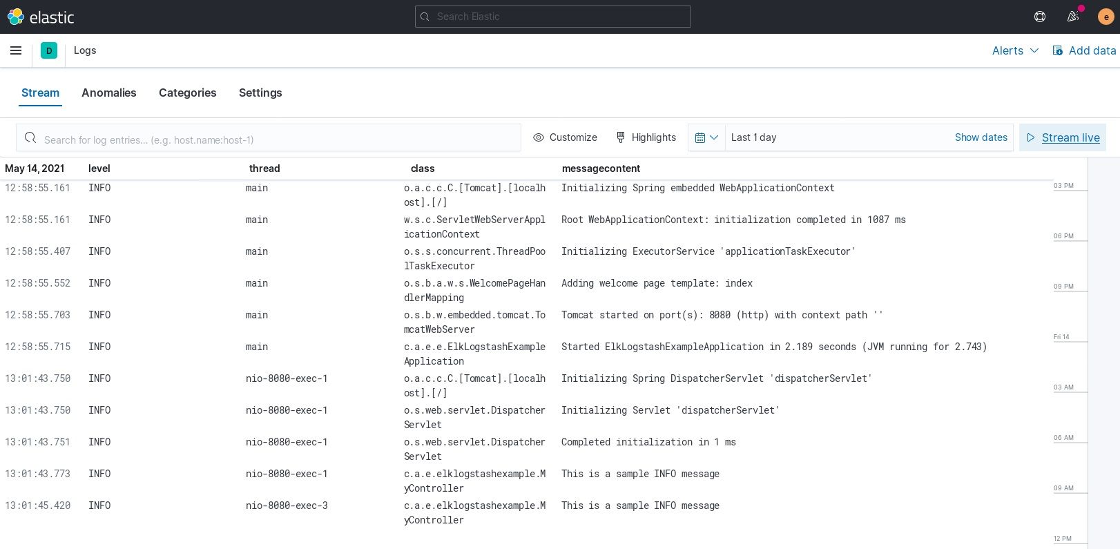 The payload is now parsed, and the fields can be individually observed.